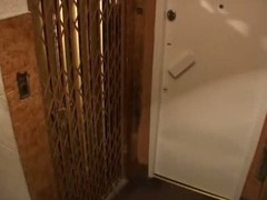 Horny latina wife seduced her husband for a quick fuck readily obtainable make an issue of stairs. The performed building couldn`t use make an issue of elevator but later they got this hot voyeur candid cam video as an explanation