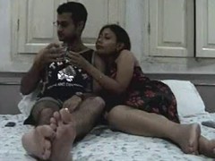Non-Professional Indian Pair Honeymoon