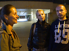 Pair with a camera approaches change off Czech couples and suggests 'em money for sex! Right on a street! An sinless chat ends up with wild fucking all over the public. Czech couples do anything for MONEY!